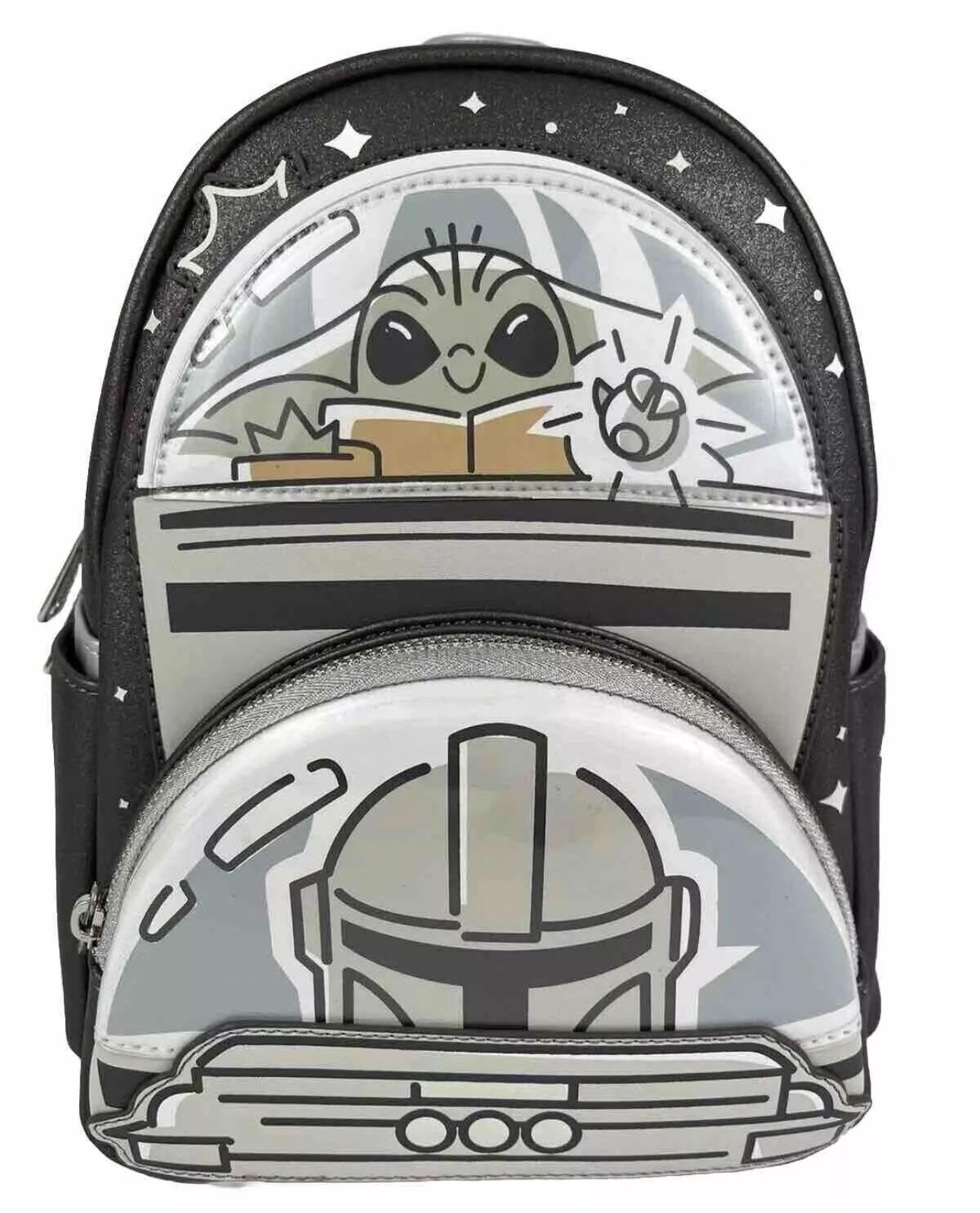 Disney Parks Star Wars Mandalorian Grogu Loungefly Mini Backpack