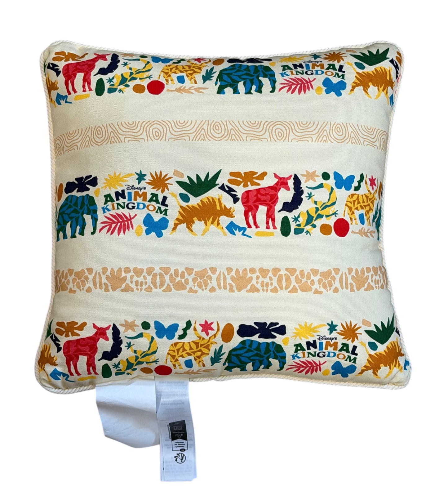 Disney Animal Kingdom Mickey Pillow Cushion-Circle of Life