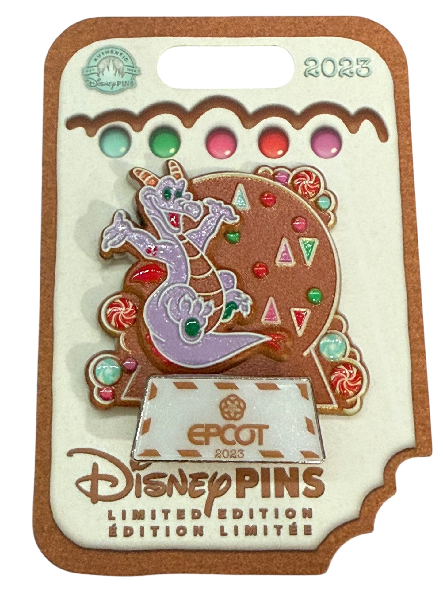 Disney Epcot Figment Gingerbread Pin
