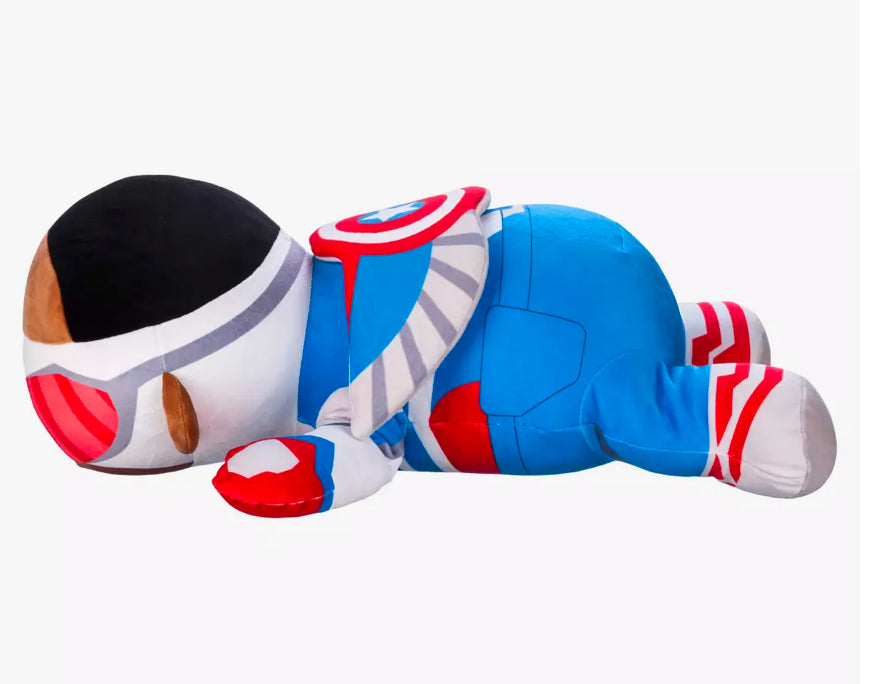 Disney Marvel
Captain America Sam Wilson Cuddleez Plush – The Falcon and the Winter Soldier – Large 22''