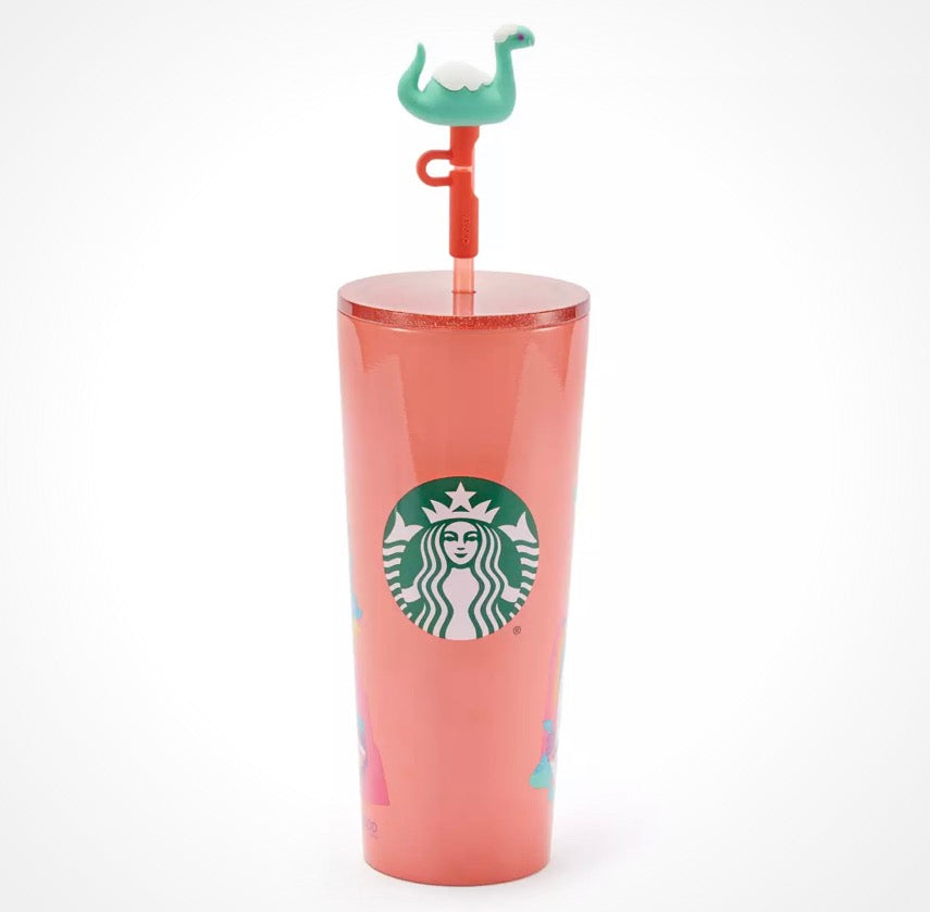 Disney World Starbucks Stainless Tumbler-Hollywood Studios Orange