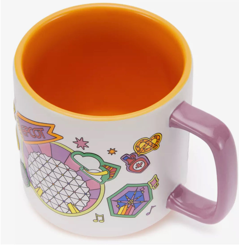 Walt Disney World Epcot Starbucks Mug-Figment, Spaceship Earth