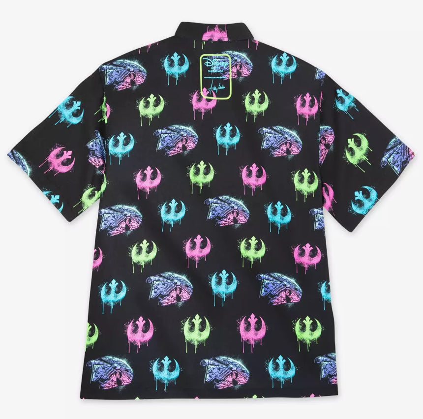 Disney Star Wars Millennium Falcon & Rebel Alliance Starbird Woven Shirt by Ashley Eckstein