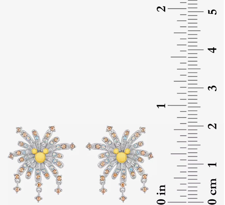 Disney Mickey Icon Fireworks Earrings by Rebecca Hook