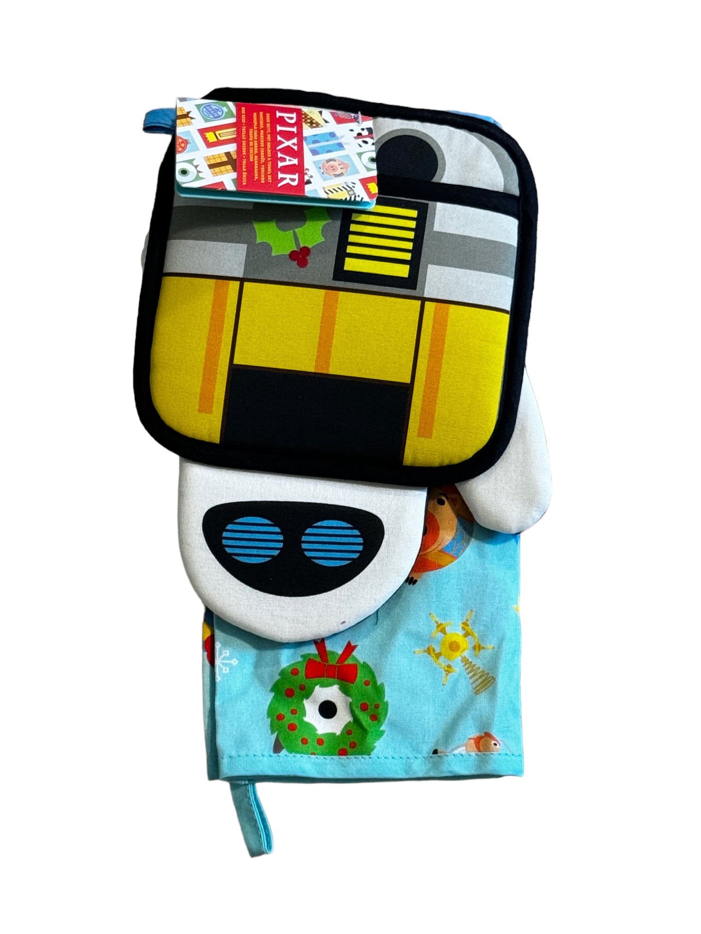 Disney Pixar Holiday Towel Oven Mit Set
