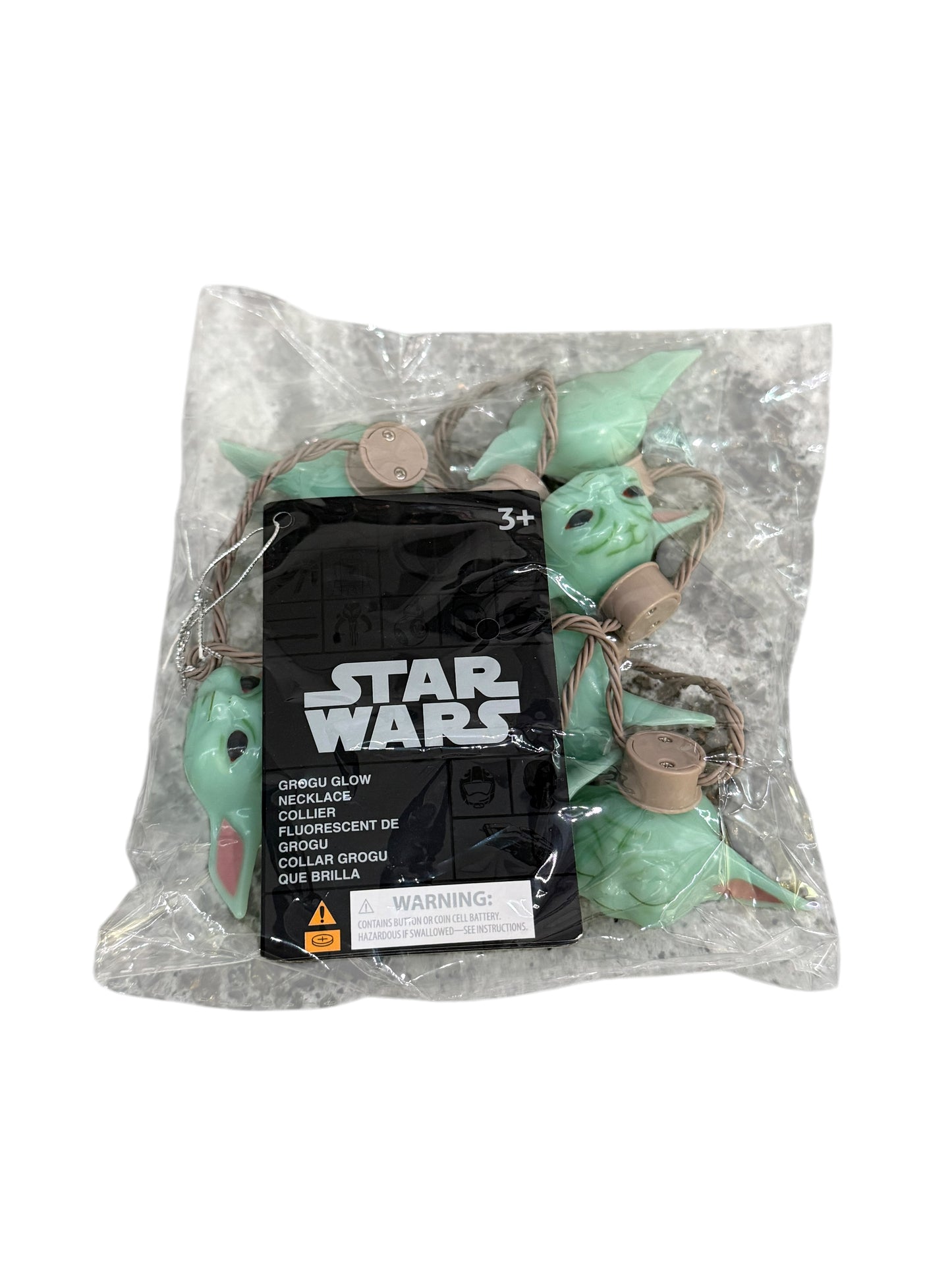 Disney Star Wars Grogu Baby Yoda Light Up Necklace