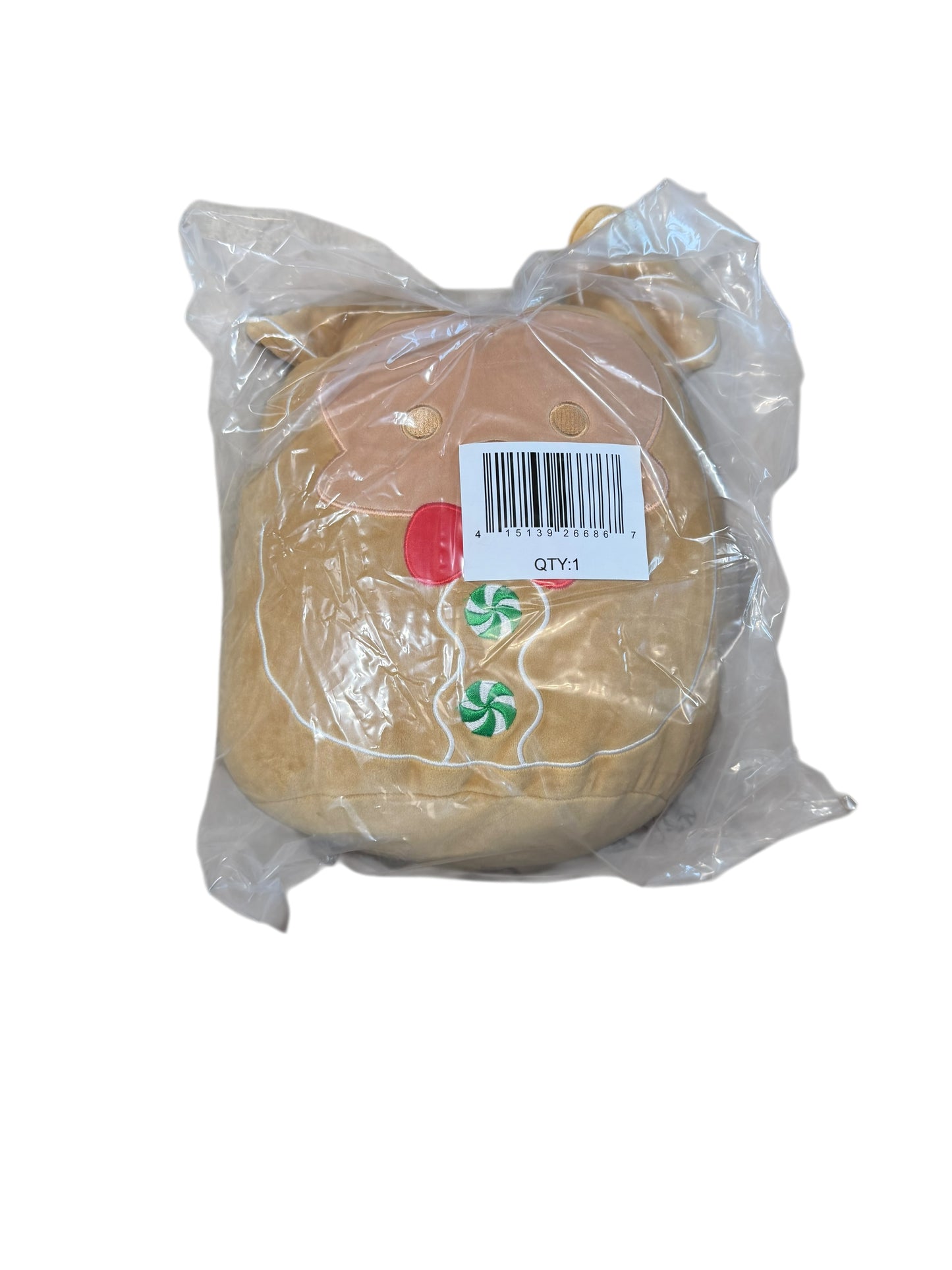 Disney Mickey Mouse Gingerbread Squishmallows Plush – 10''