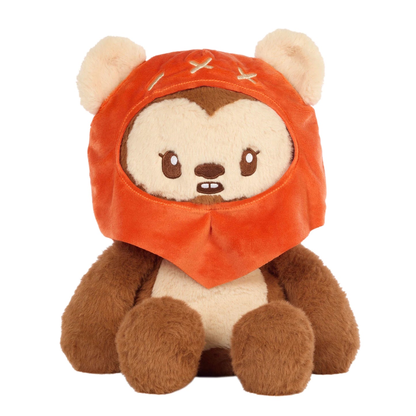 Star Wars Ewok Plush, Weighted Soft Toy, 12-inch with Weighted Limbs & 1.5-Pound Take-Out Pouch