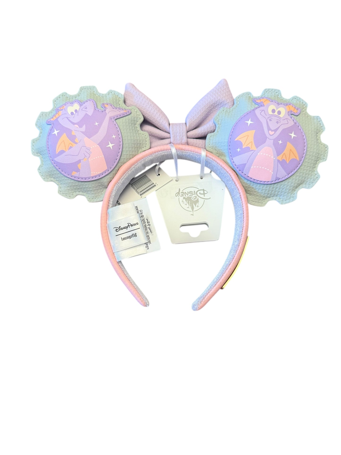 Disney Park Figment Pastel Loungefly Ears Headband