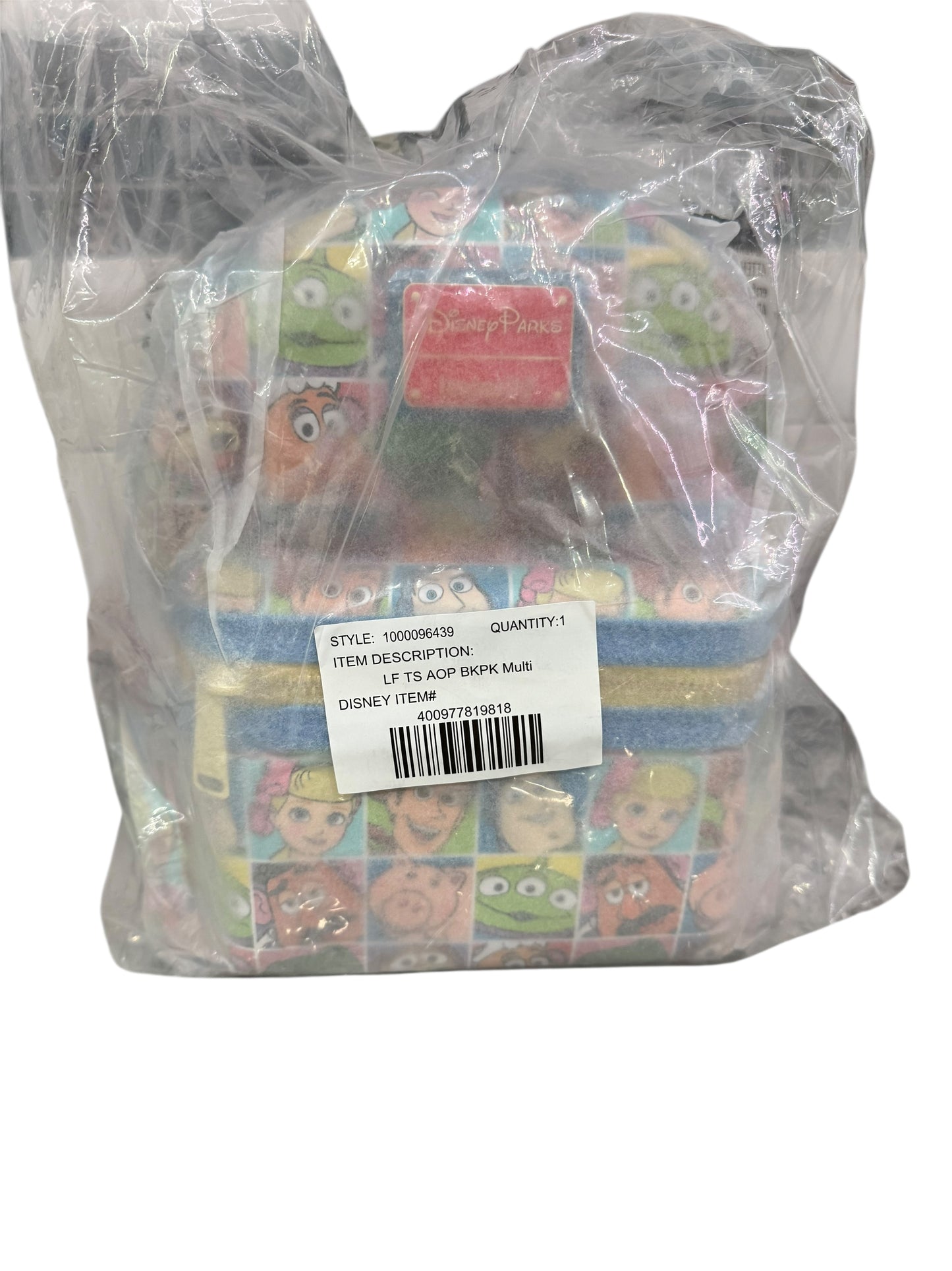 Disney Parks Pixar Toy Story Loungefly Backpack AOP All Over Print