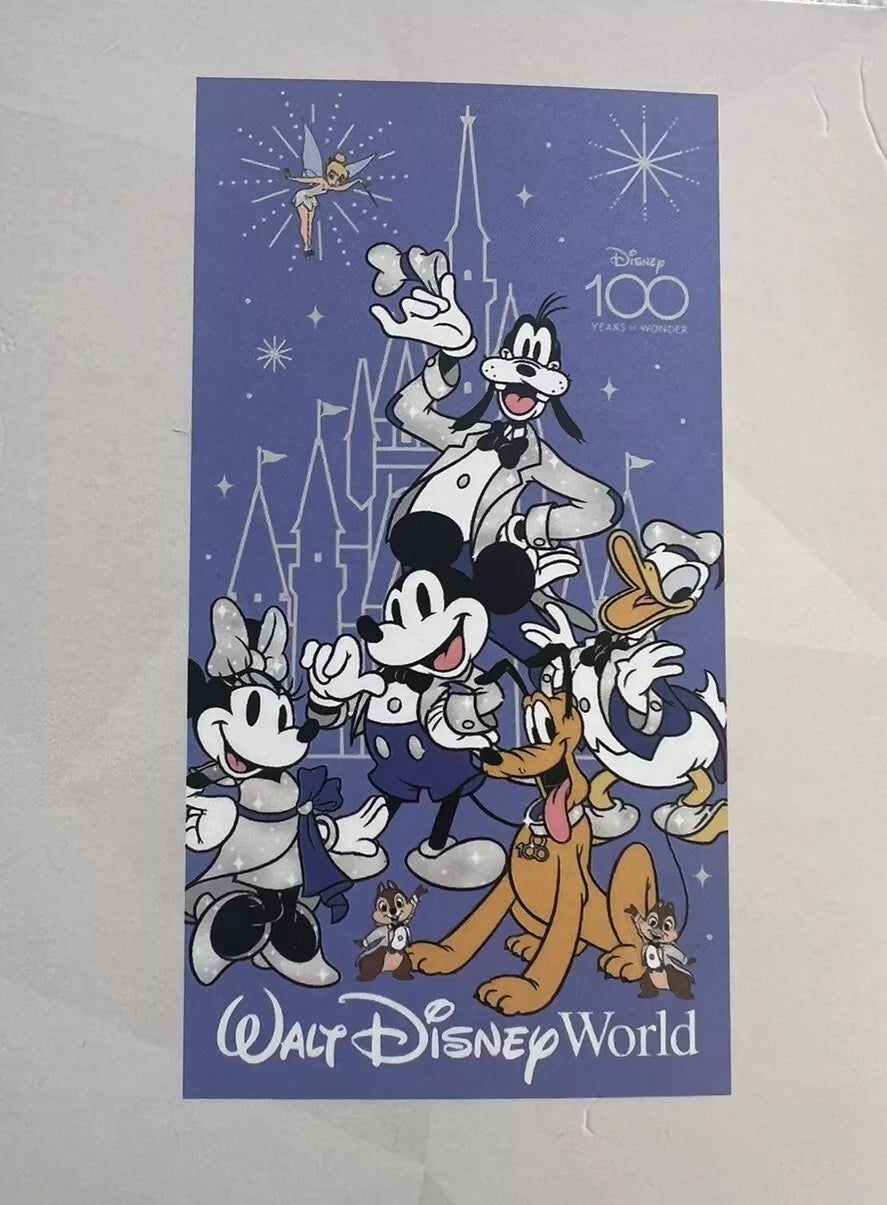 Disney World Mickey Mouse and Friends Disney100 Beach Towel