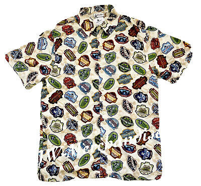 Disney Parks Mens Disney Vacation Club DVC Member Camp Shirt - Medium