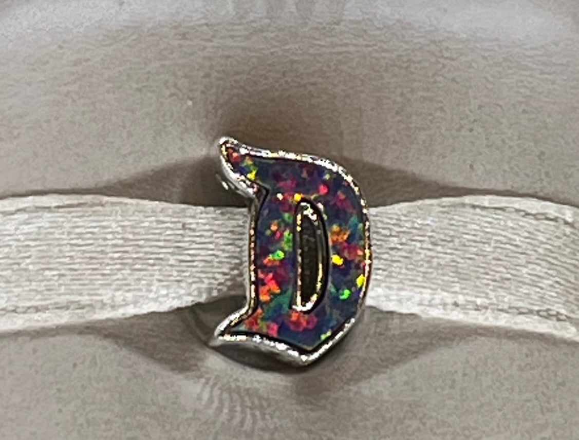 Disneyland 70th Anniversary Gothic D Pandora Charm