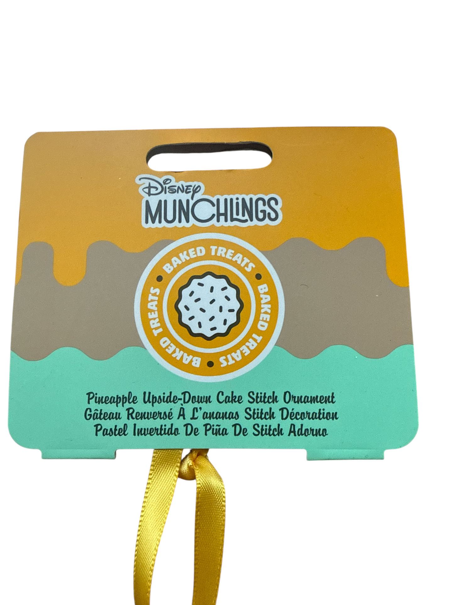 Disney Munchlings Ornament Stitch Pineapple Upside-Down Cake