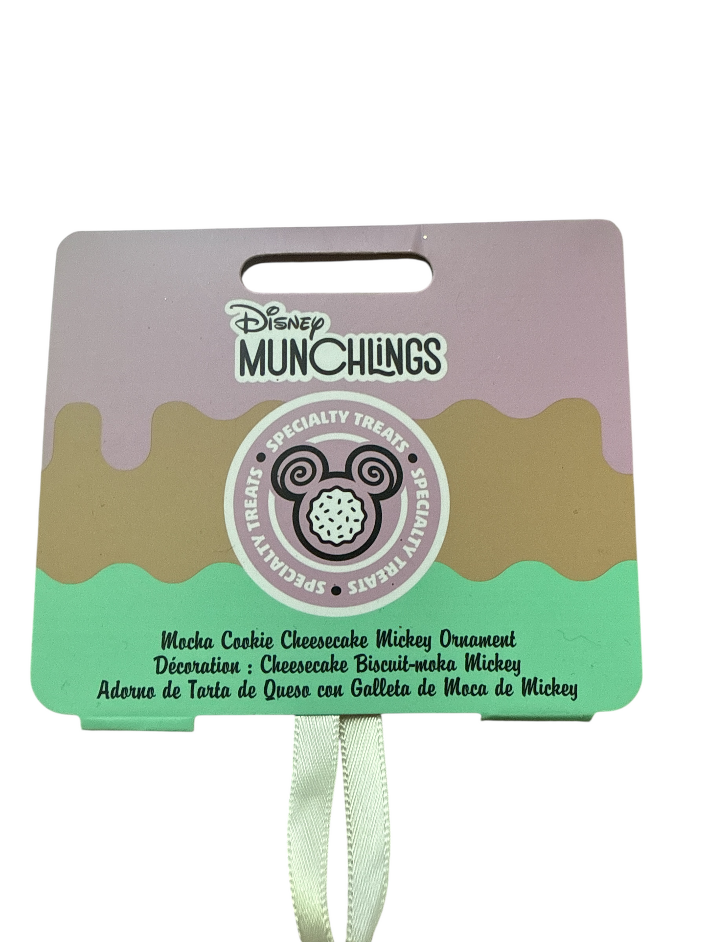 Disney Munchlings Ornament Mickey Mocha Cookie Cheesecake