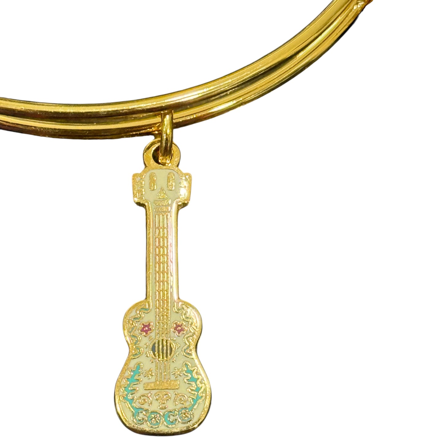 Disney Coco Guitar Gold Alex & Ani Bracelet Bangle