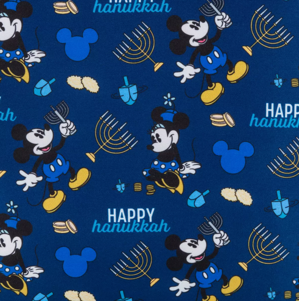 Disney Parks Mickey and Minnie Hanukkah Light-Up Loungefly Backpack