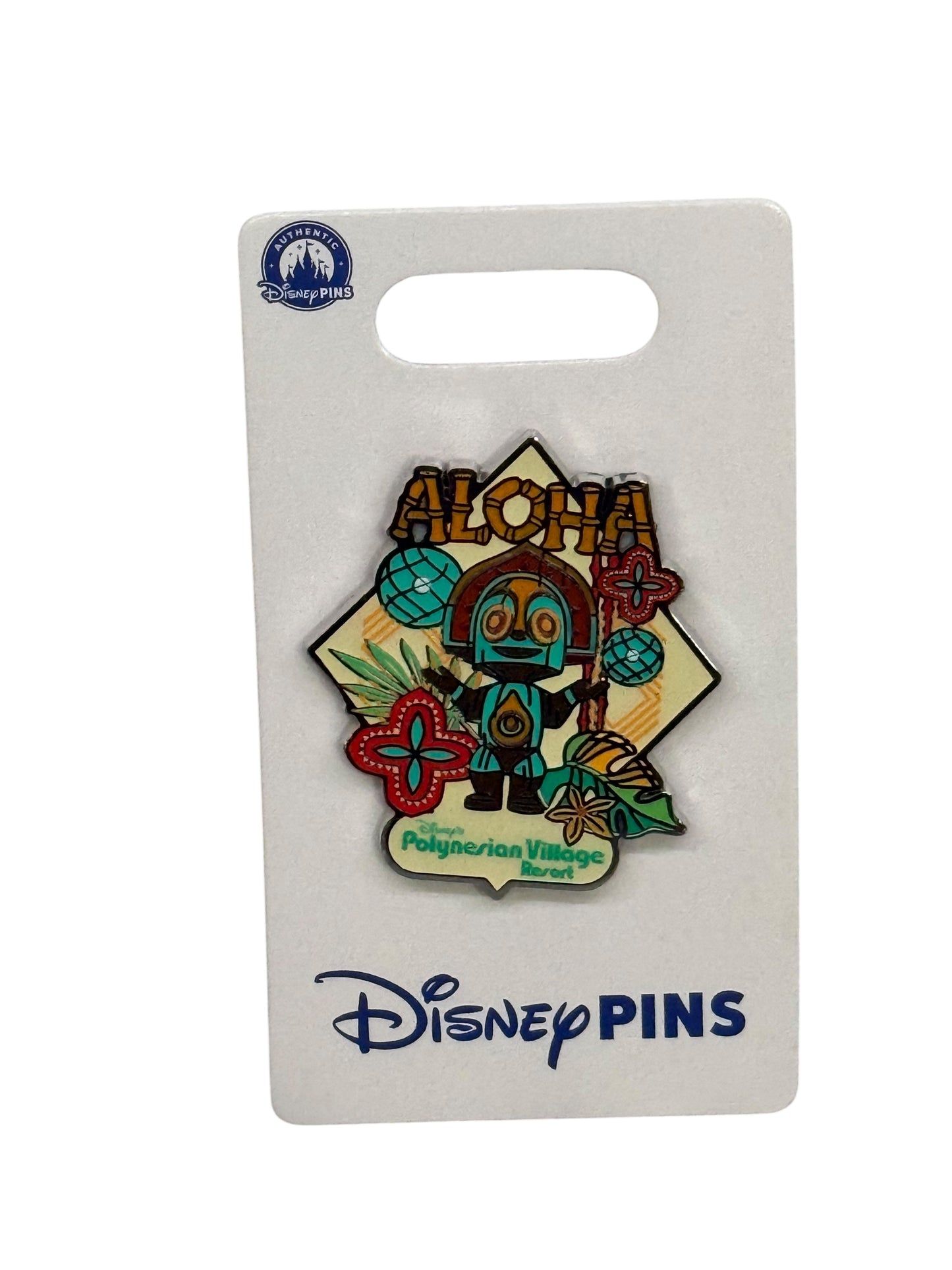Disney Polynesian Village Resort Maui Tiki Aloha Pin