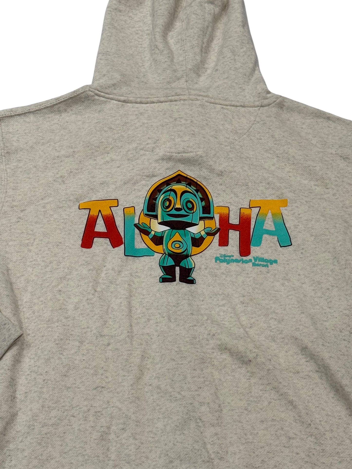 Disney Polynesian Village Resort Maui Tiki Aloha Zip Up Hoodie