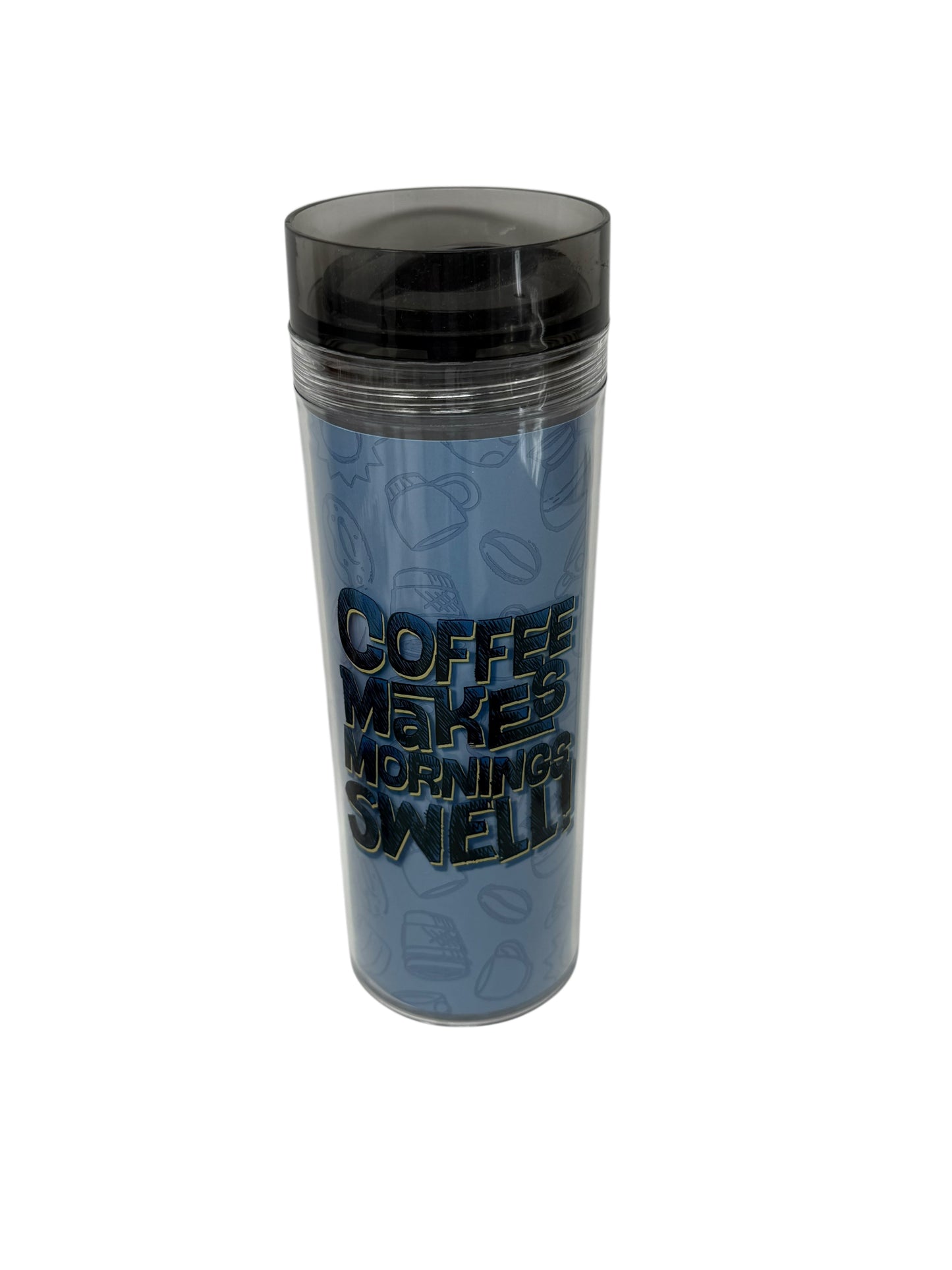 Disney Mickey Coffee Tumbler-Coffee Makes Morning Swell