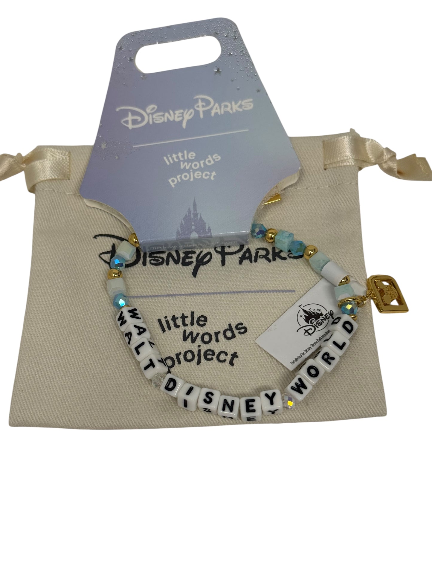 Disney Parks Little Words Bracelet-Walt Disney World Icon