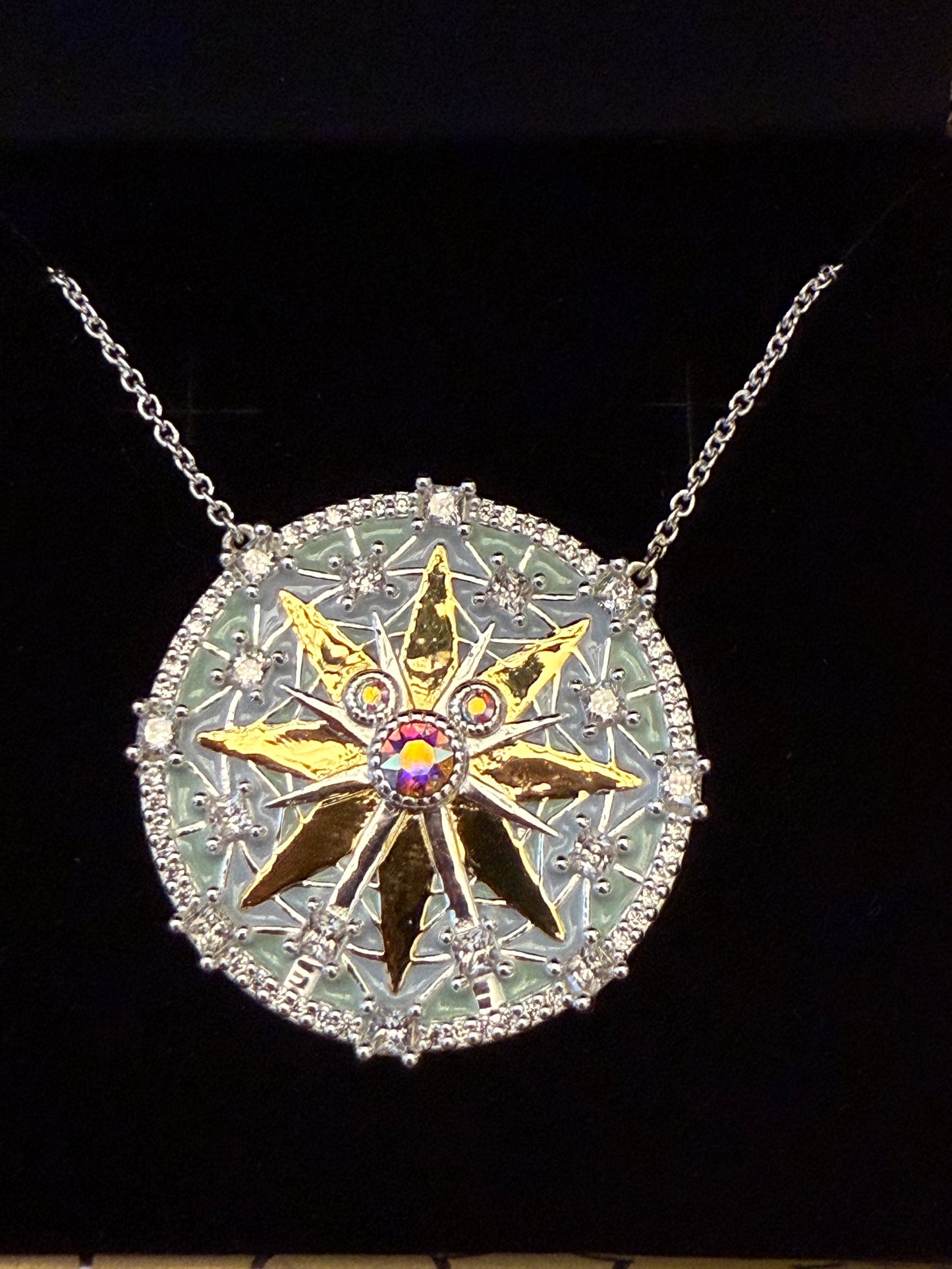 Disneyland California Adventure Wheel Rebecca Hook Necklace