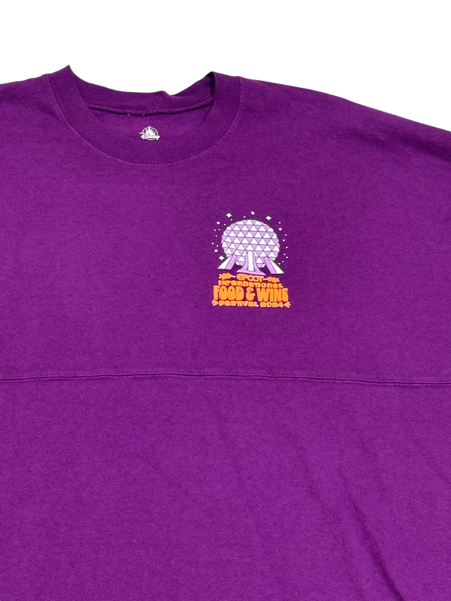 Disney Epcot Food & Wine Festival 2024 Figment Spirit Jersey Medium