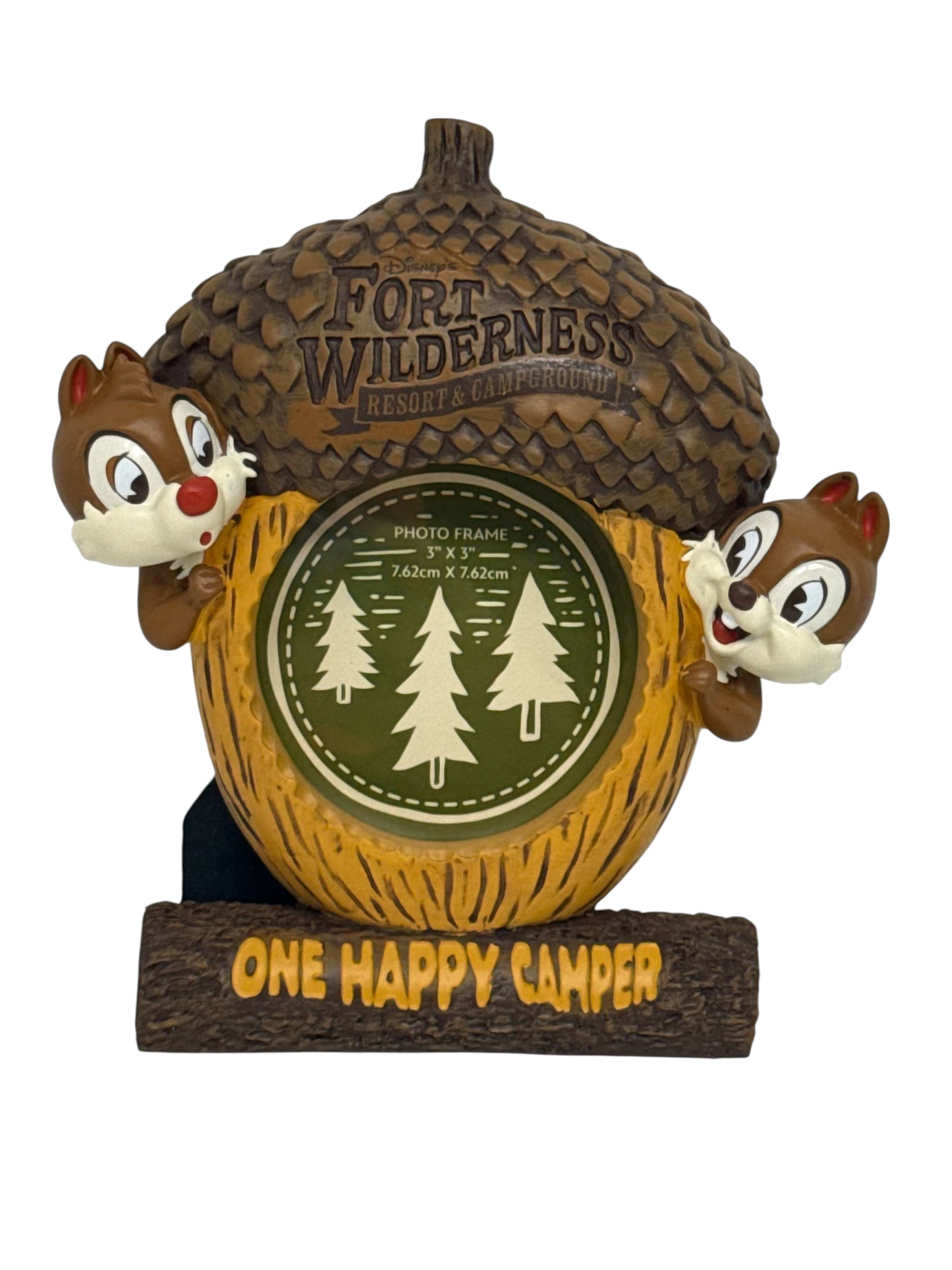 Disney Fort Wilderness Resort Picture Frame-One Happy Camper Chip n Dale