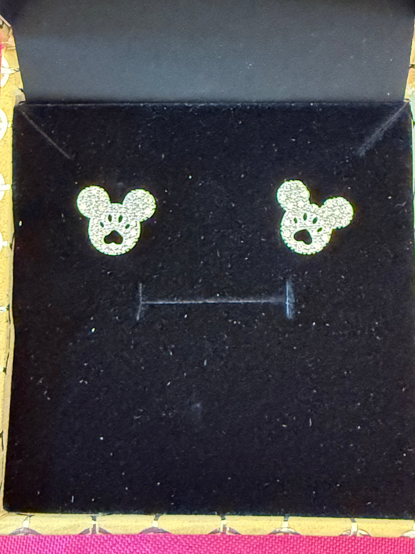 Disney Mickey Paw Print Earrings Rebecca Hook 2024