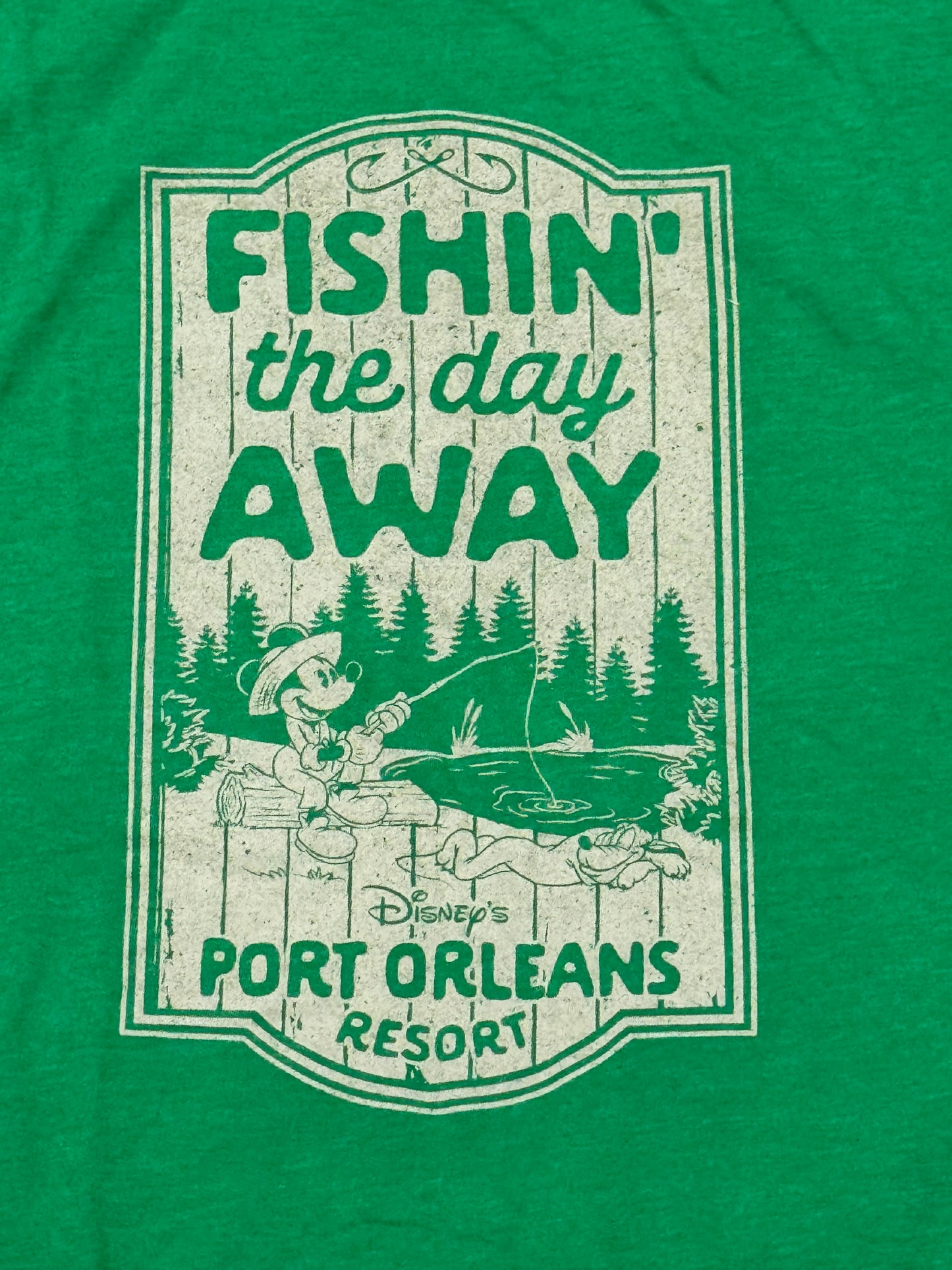 Disney Port Orleans Resort Mickey Fishin Shirt
