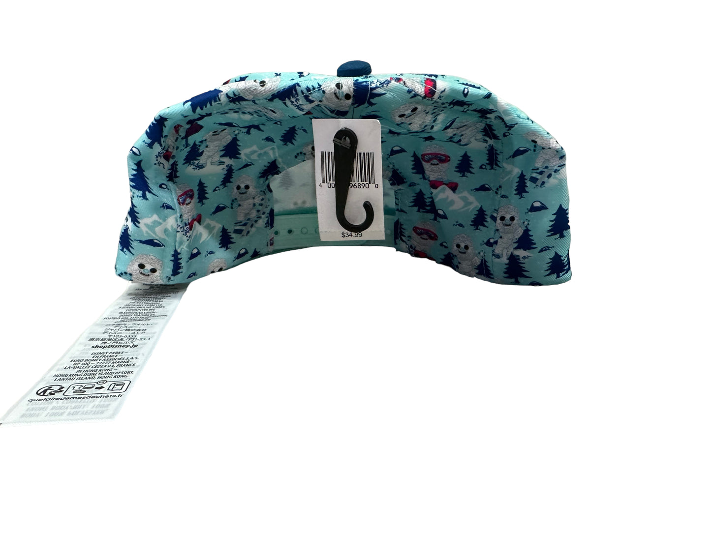 Disney Animal Kingdom Yeti Loungefly Baseball Cap Hat