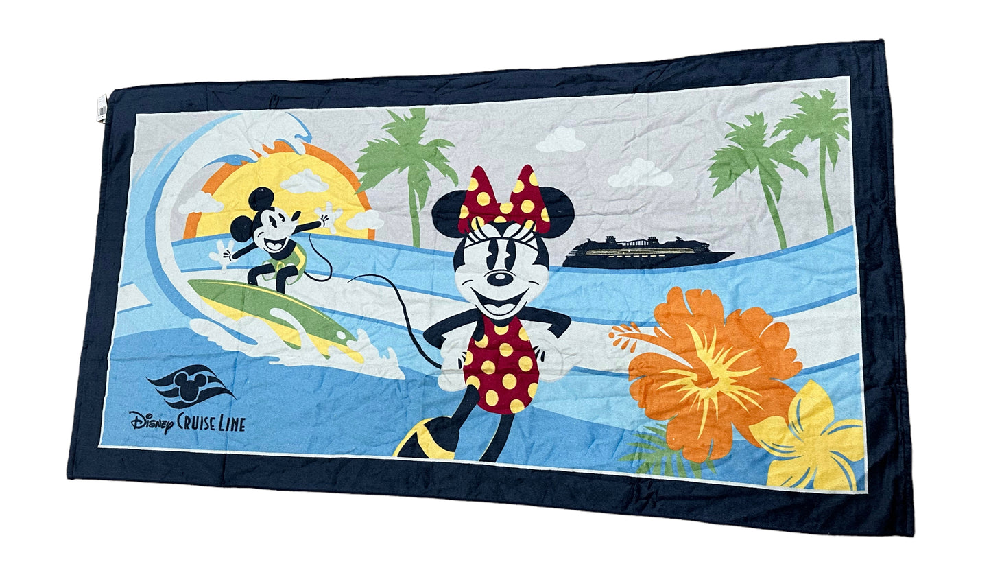Disney Cruise Line Mickey and Mickey Beach Towel