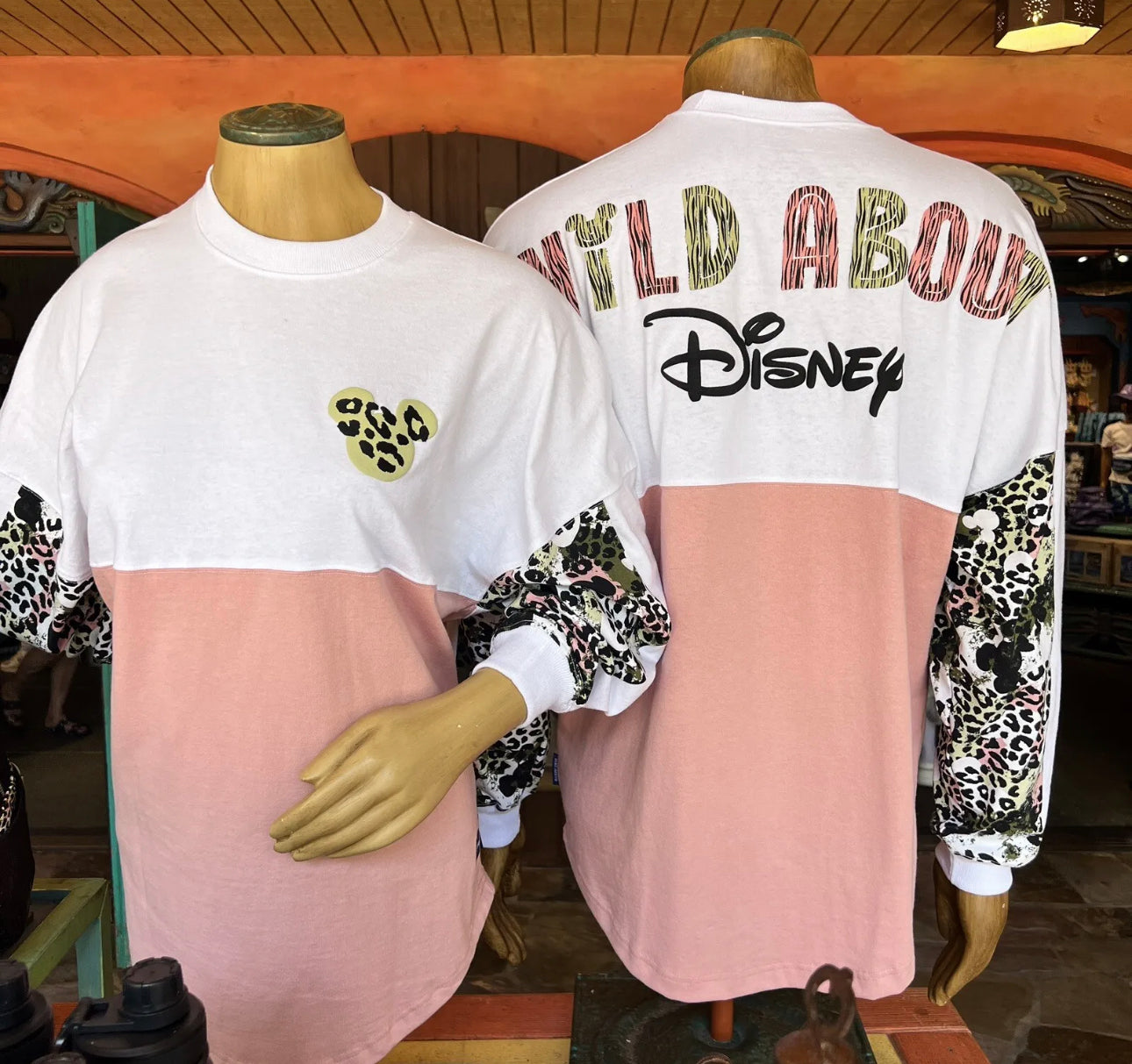 Disney Animal Kingdom Mickey Leopard Spirit Jersey-Wild About