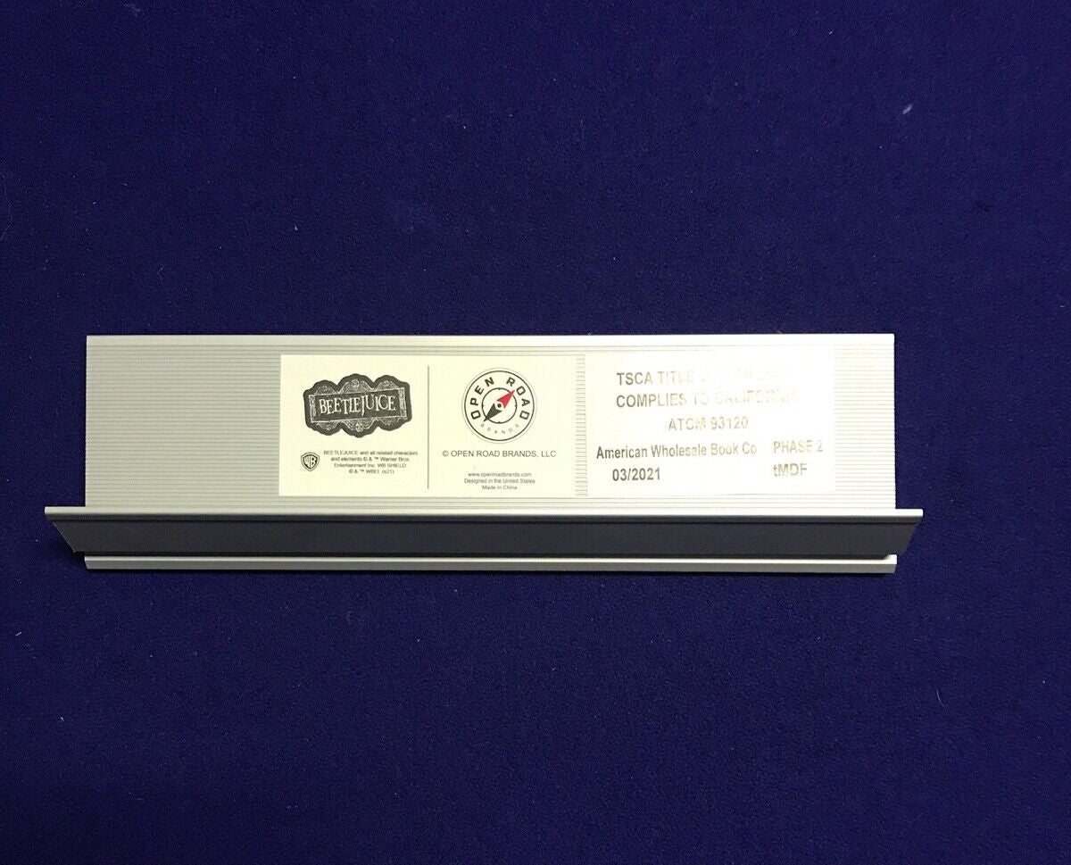 Bio Exorcist Beetle Juice Desk Name Plate
