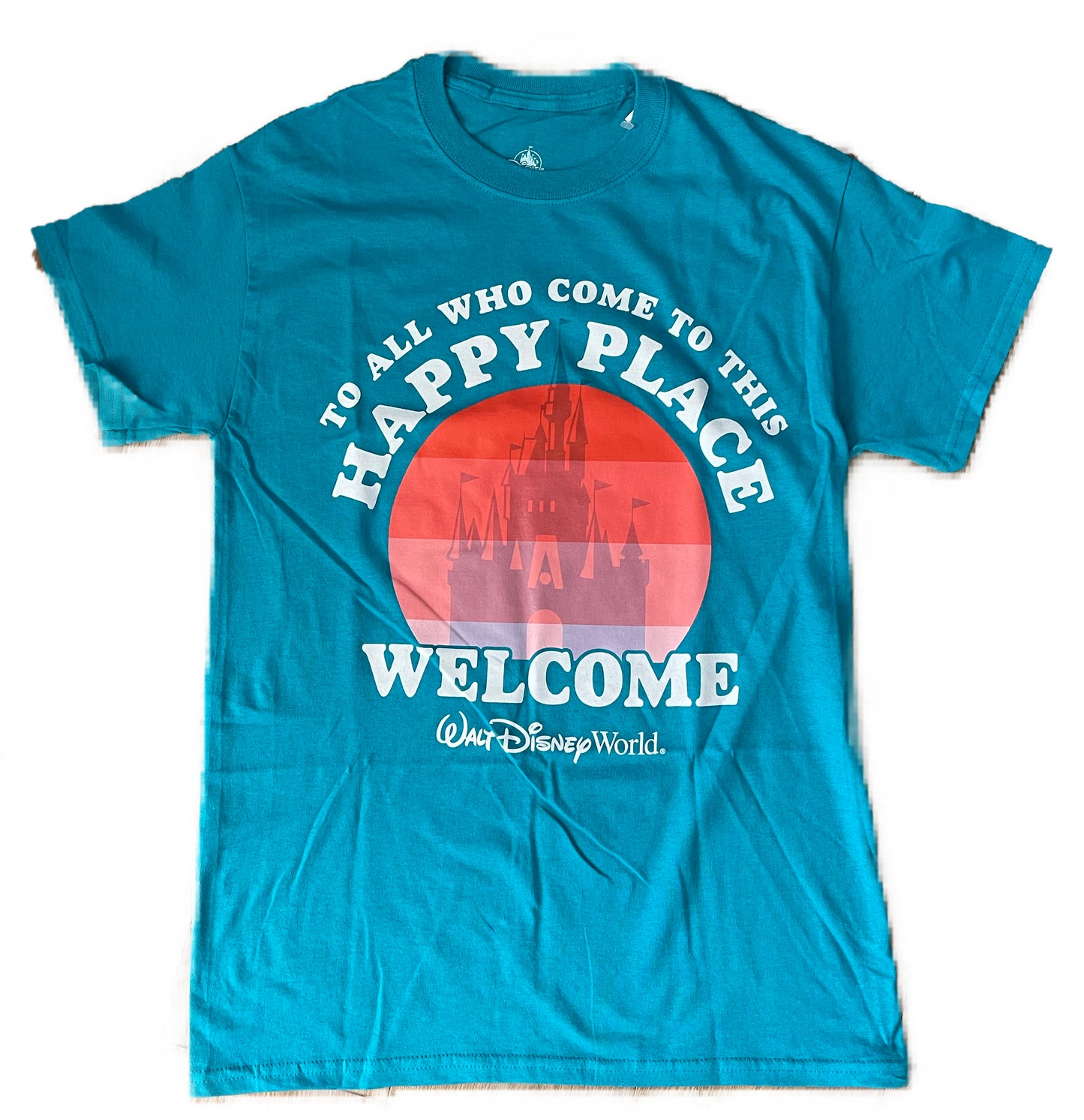 Walt Disney World Castle Happy Place Welcome Shirt