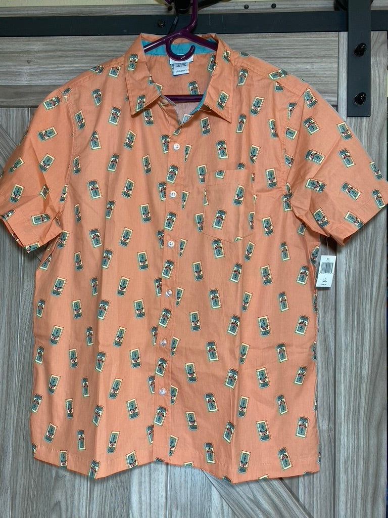 Disney Parks Trash Can Woven Shirt for Men