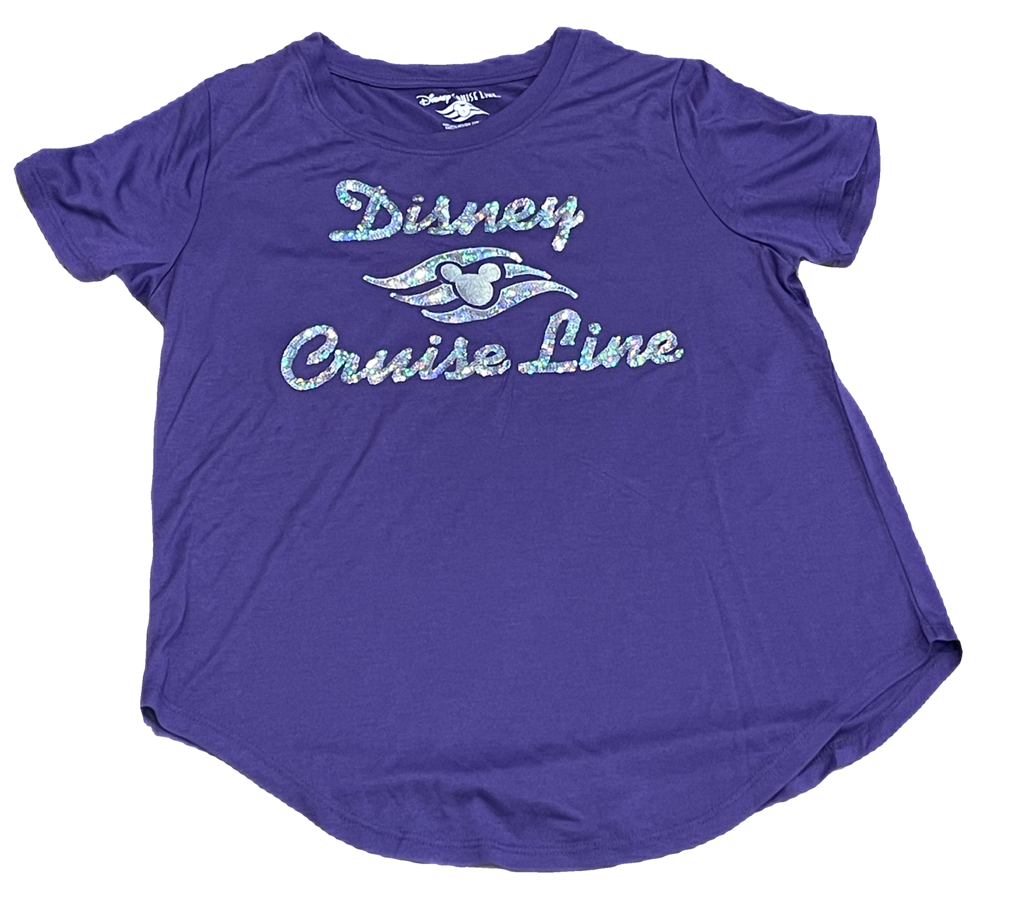 Disney Cruise Line Holographic Sequin Shirt for Women