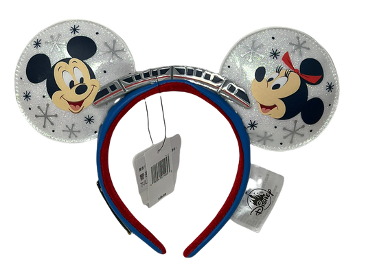 WDW 50th Anniversary Contemporary Resort Mickey, Minnie, Monorail Loungefly Ear