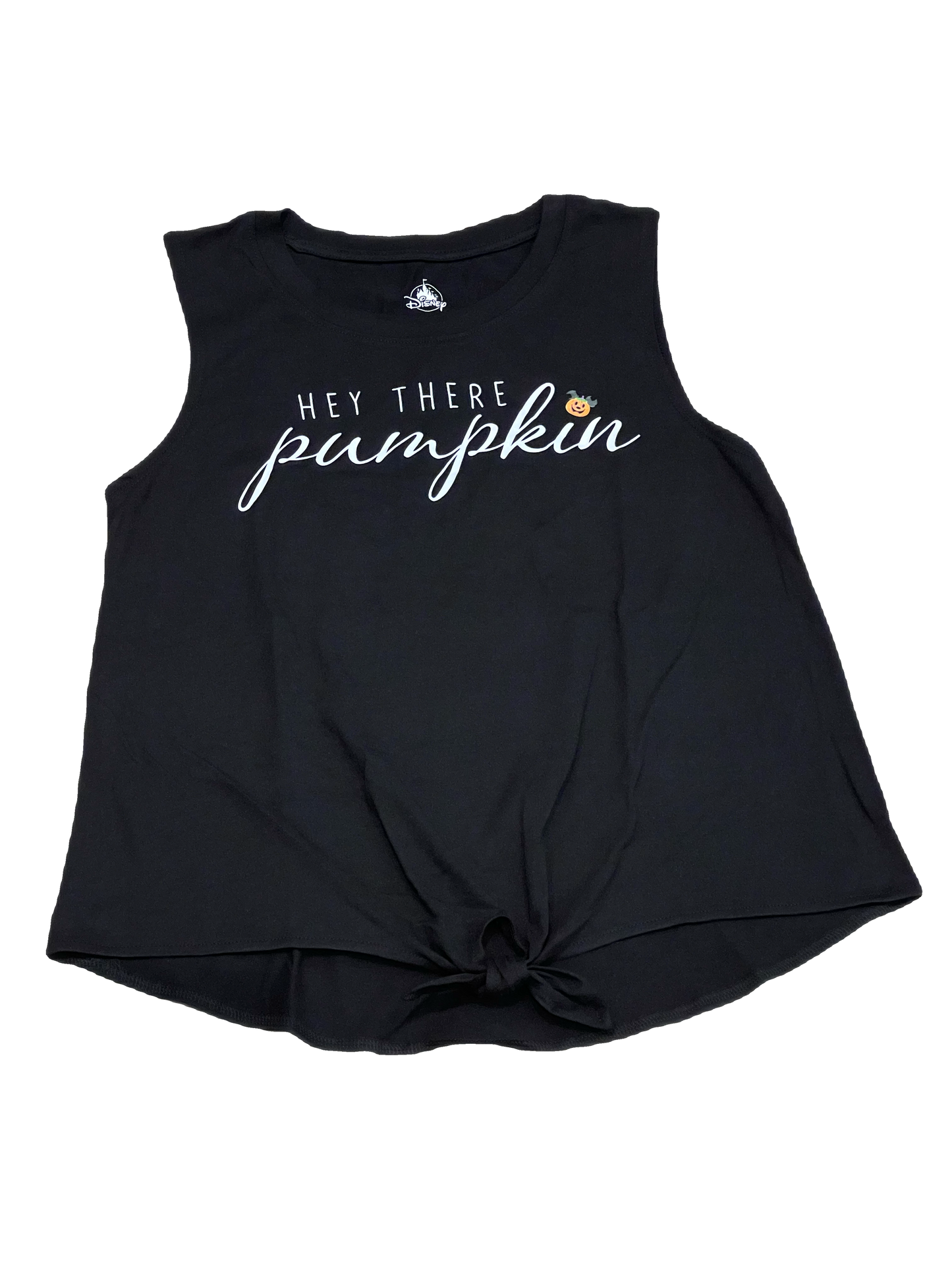 Disney Hey There Pumpkin Mickey Tie Tank Top Shirt - Halloween 2021