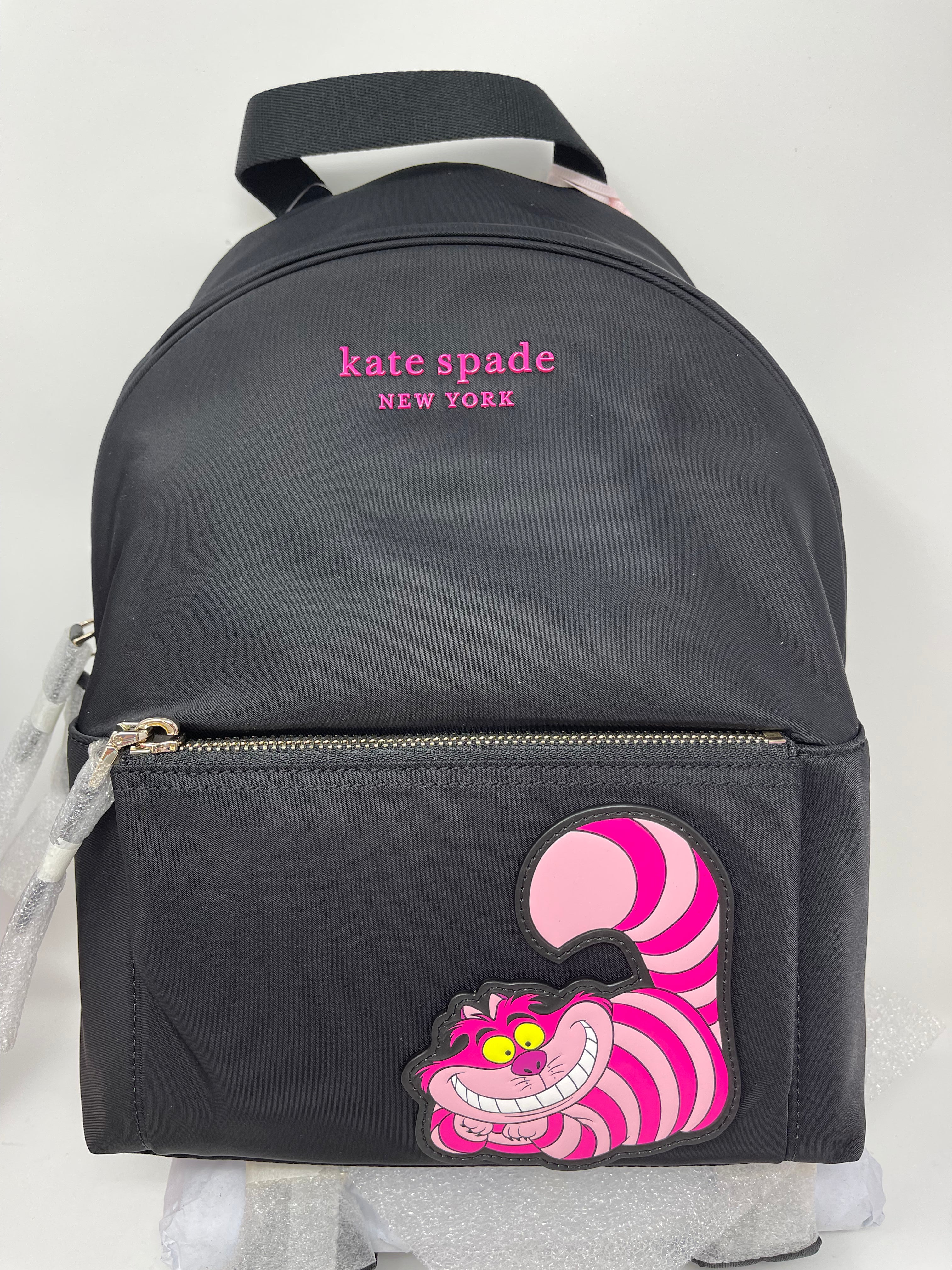 kate spade cat mini backpack Disney X Kate Spade Cheshire Cat Backpack Purse-Alice in Wonderland – World of Treasures