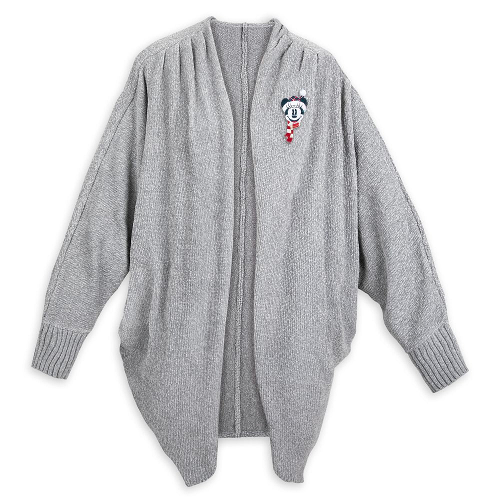 Disney Minnie Holiday Knit Cardigan Sweater for Women