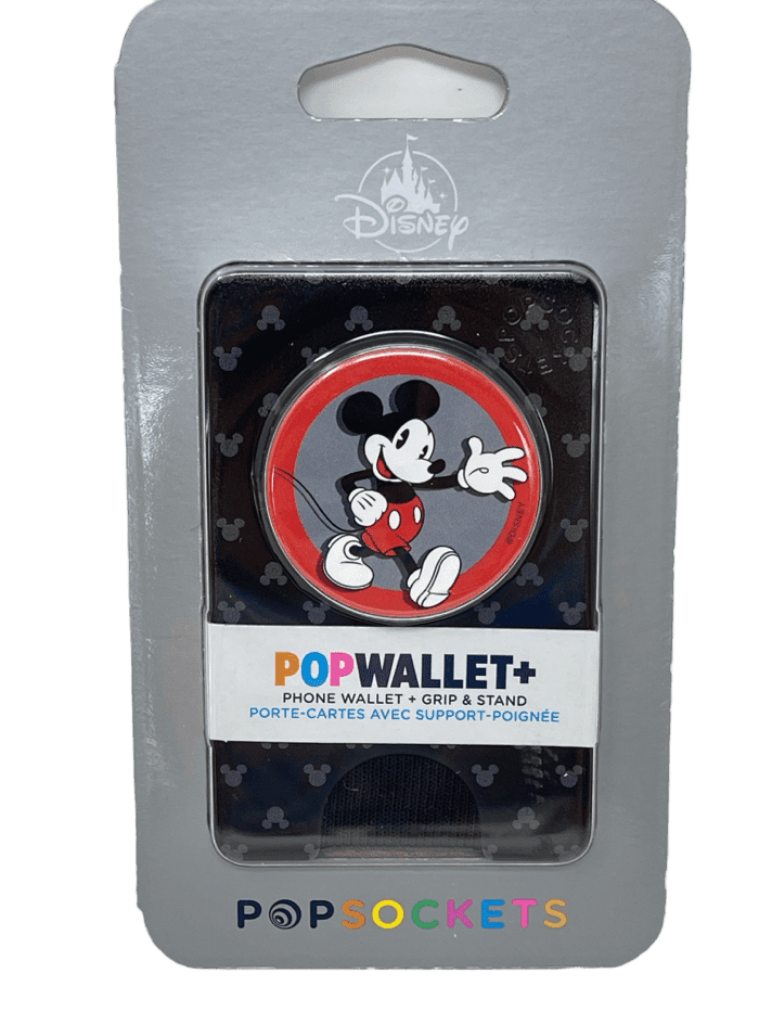 Disney Mickey Mouse PopSockets PopWallet+ Phone wallet, Grip, and Stand
