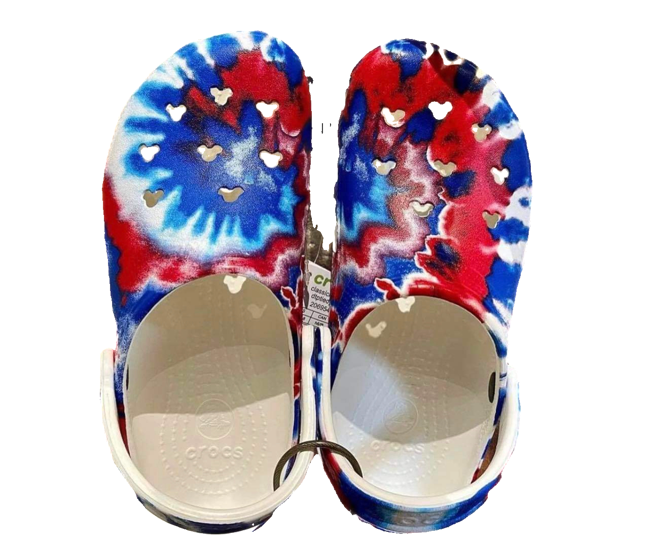 Disney Mickey Mouse Tie-Dye Americana Clogs for Adults by Crocs