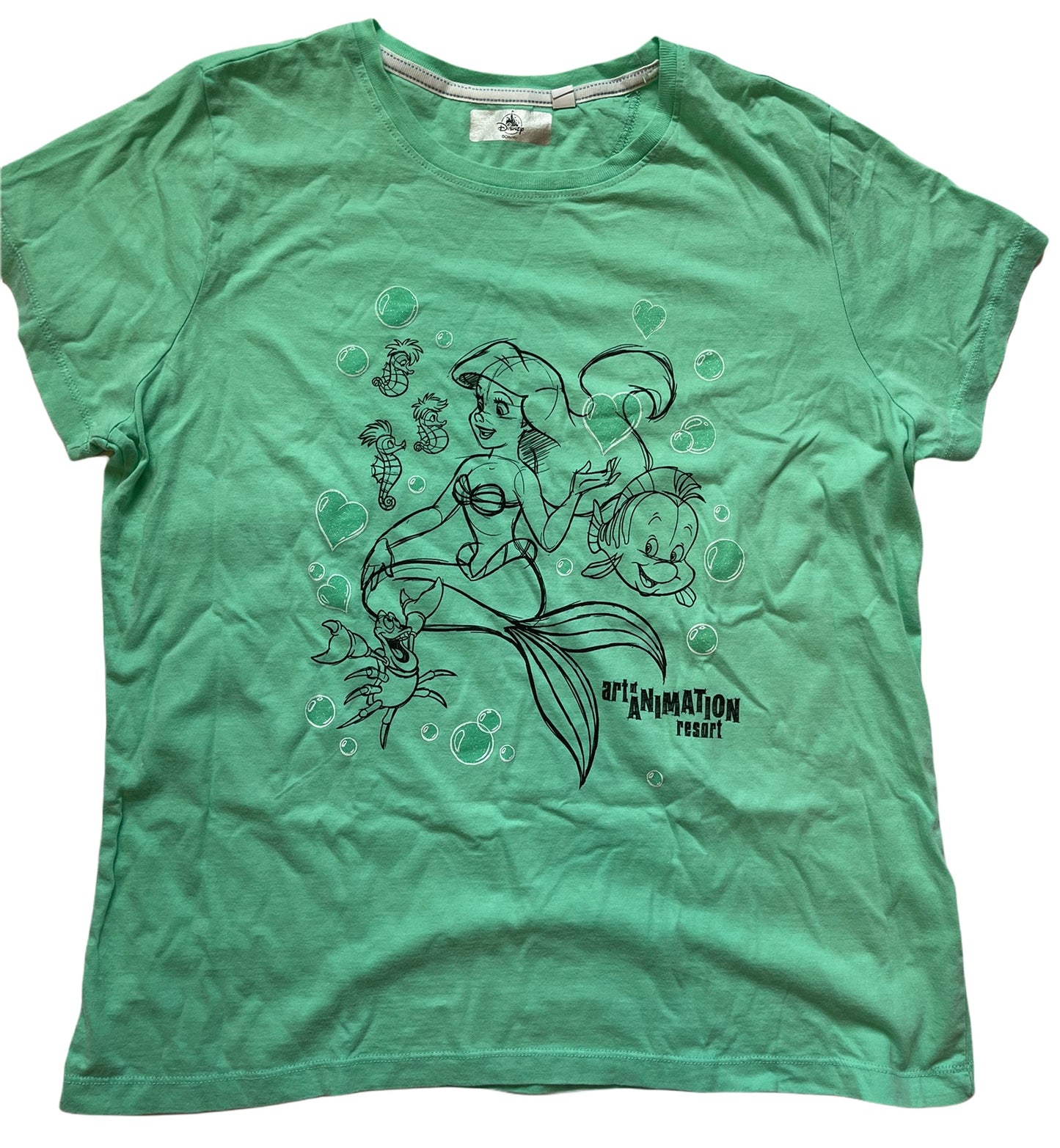 Disney Art of Animation Little Mermaid Shirt for Adults