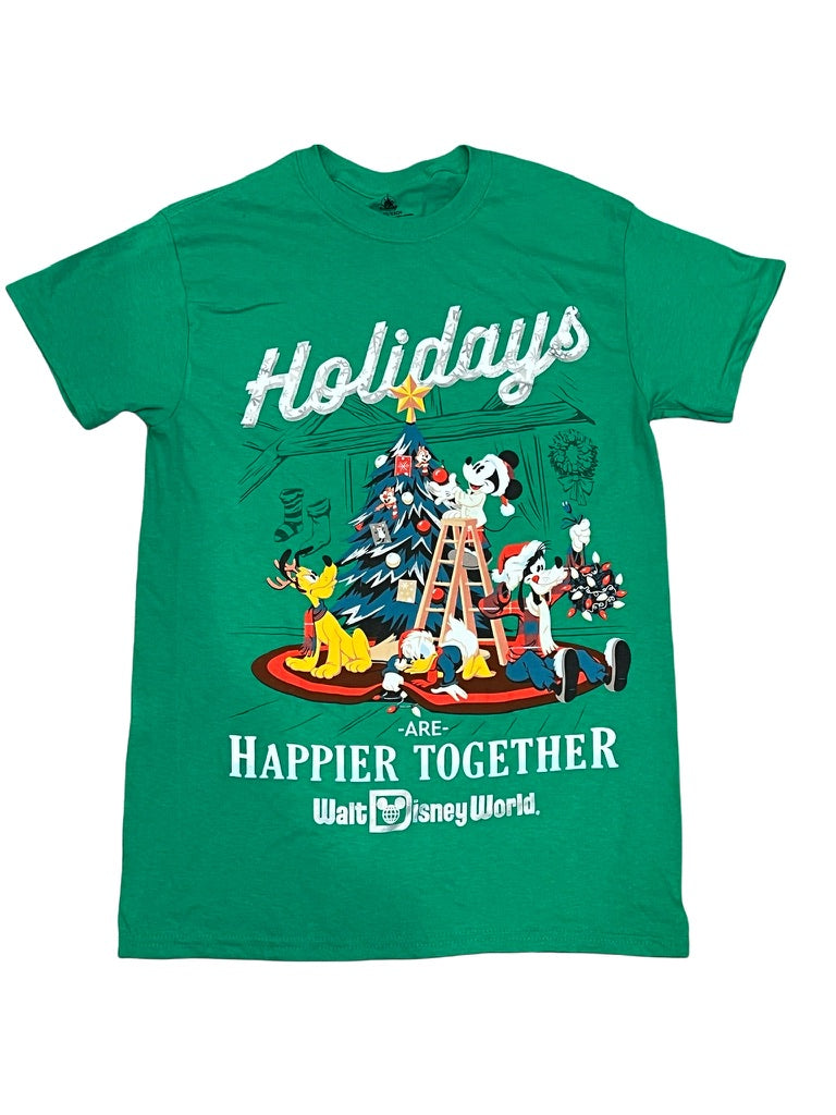 Walt Disney World Holidays Mickey & Friends Kids Shirt