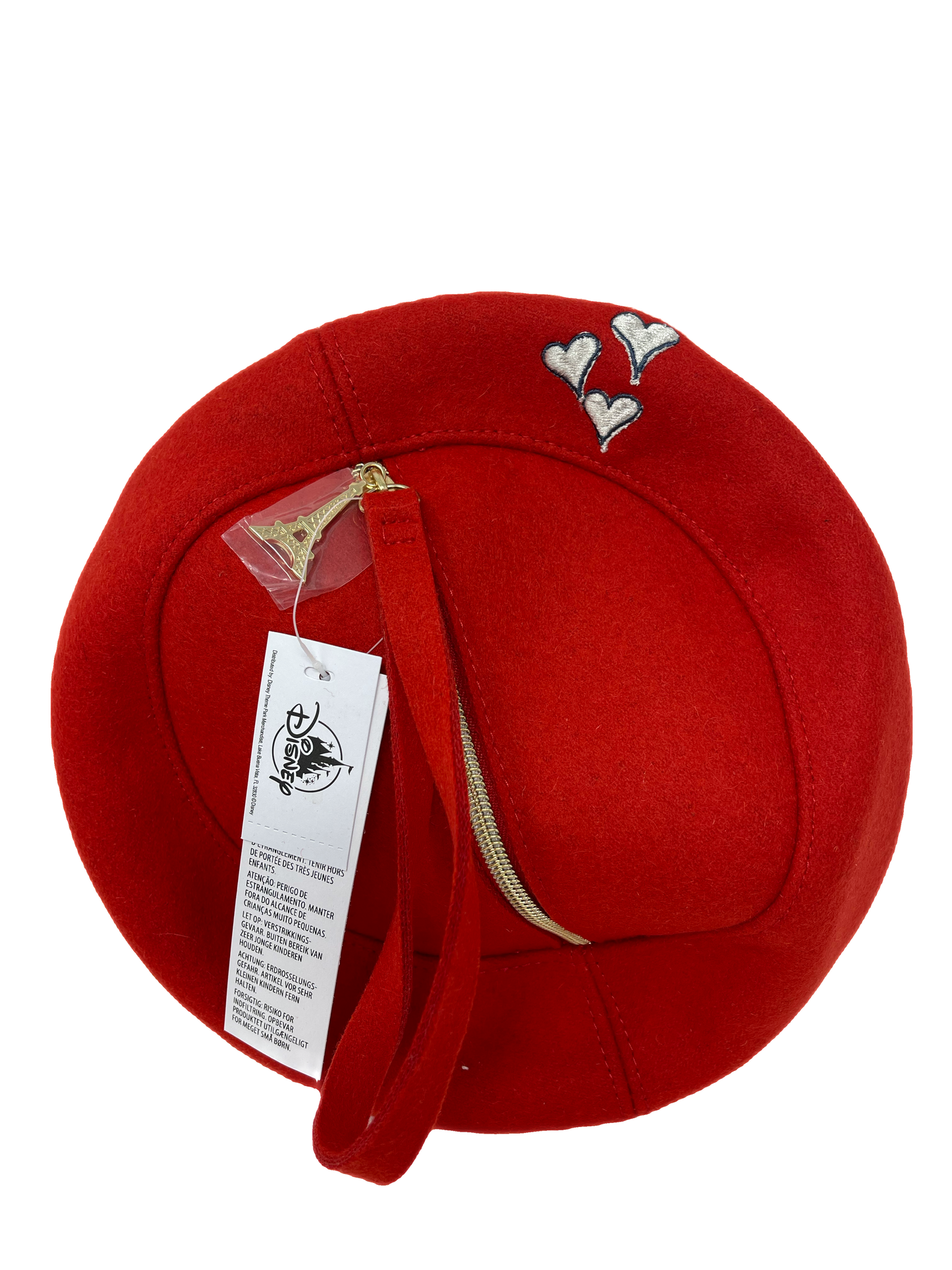 Disney Epcot France World Showcase Minnie Beret Wristlet Purse Tres Chic