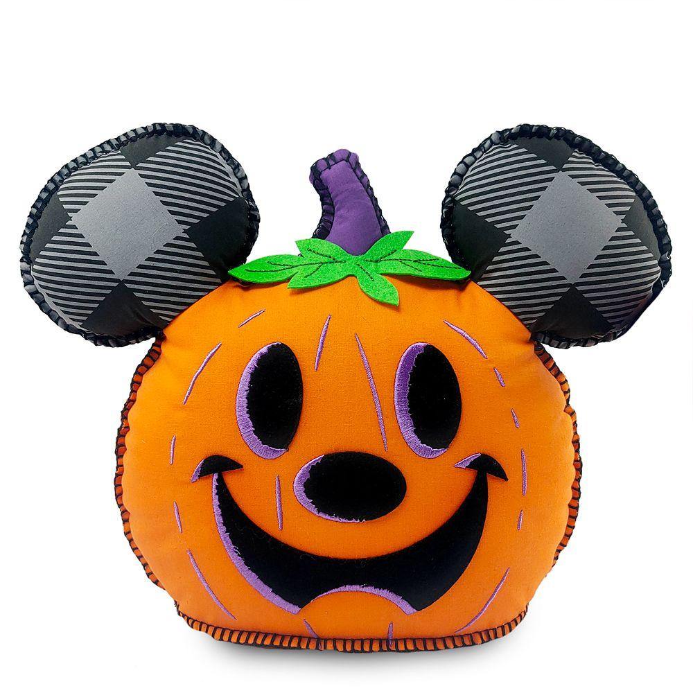 Disney Mickey Mouse Jack-o'-Lantern Pumpkin Halloween 2021 Pillow - World of Treasures