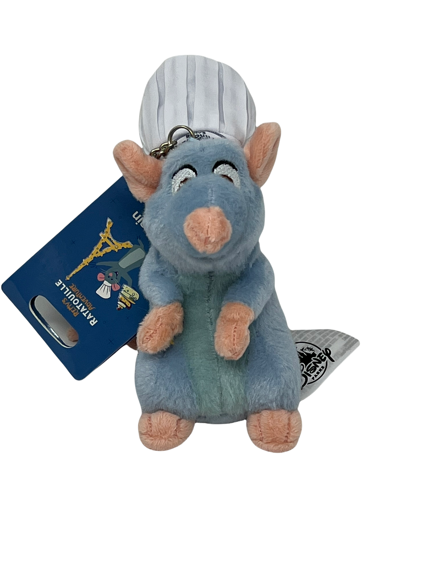 Disney Epcot Remy’s Ratatouille Adventure Remy Plush Keychain Clip