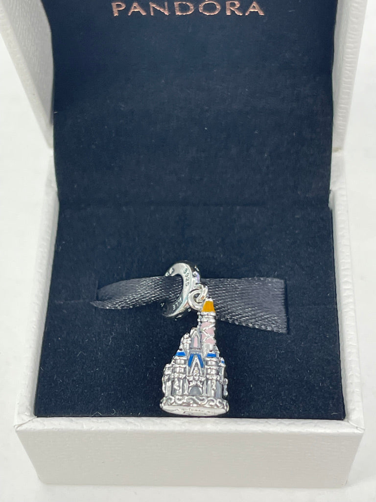 Shops Pandora Walt Disney World 50th Anniversary Fantasyland Castle Charm