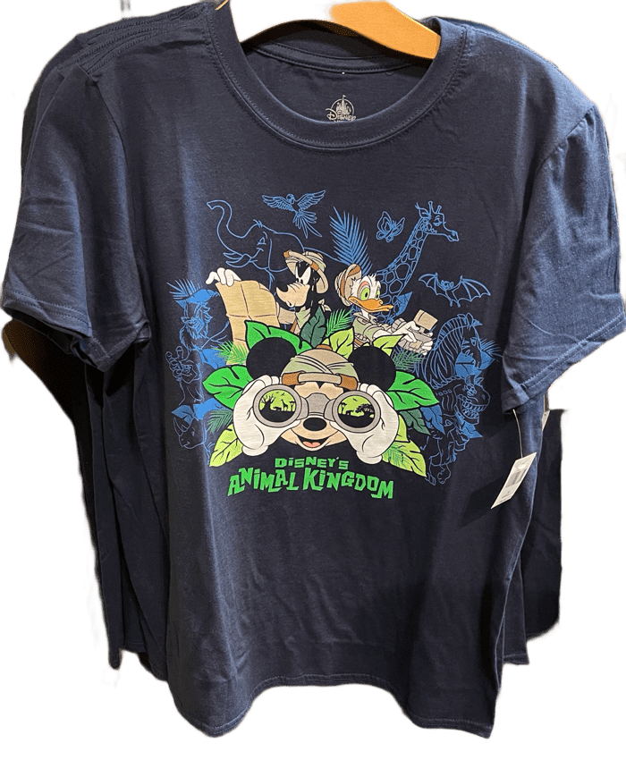 Disney Animal Kingdom Safari Mickey, Donald, and Goofy Men’s Unisex Shirt XXL